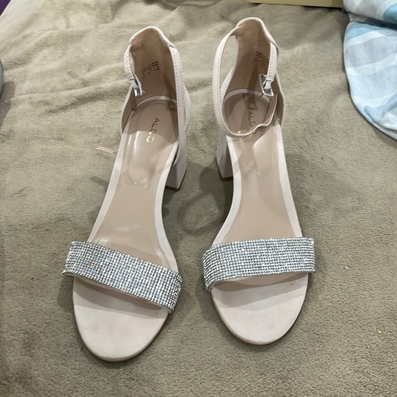 Aldo Nude/Studded Heels - size 10 - Picture 1 of 4